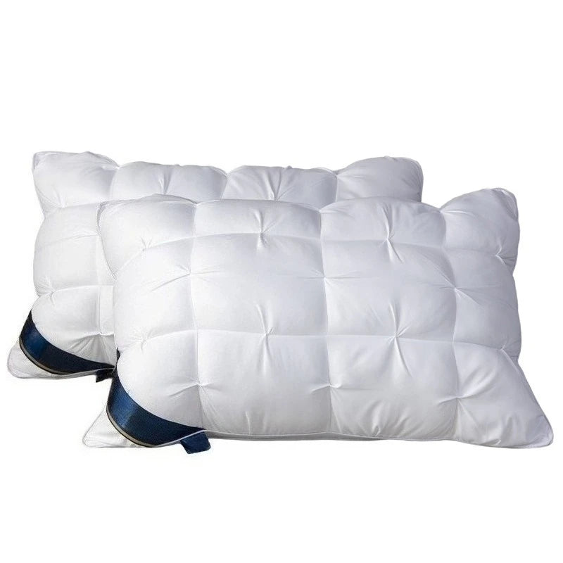 1pc Luxurious Hotel-Grade Neck Support Pillows - Deep Sleep Comfort,Moisture-Absorbing Breathable for Living Room & Bedroom