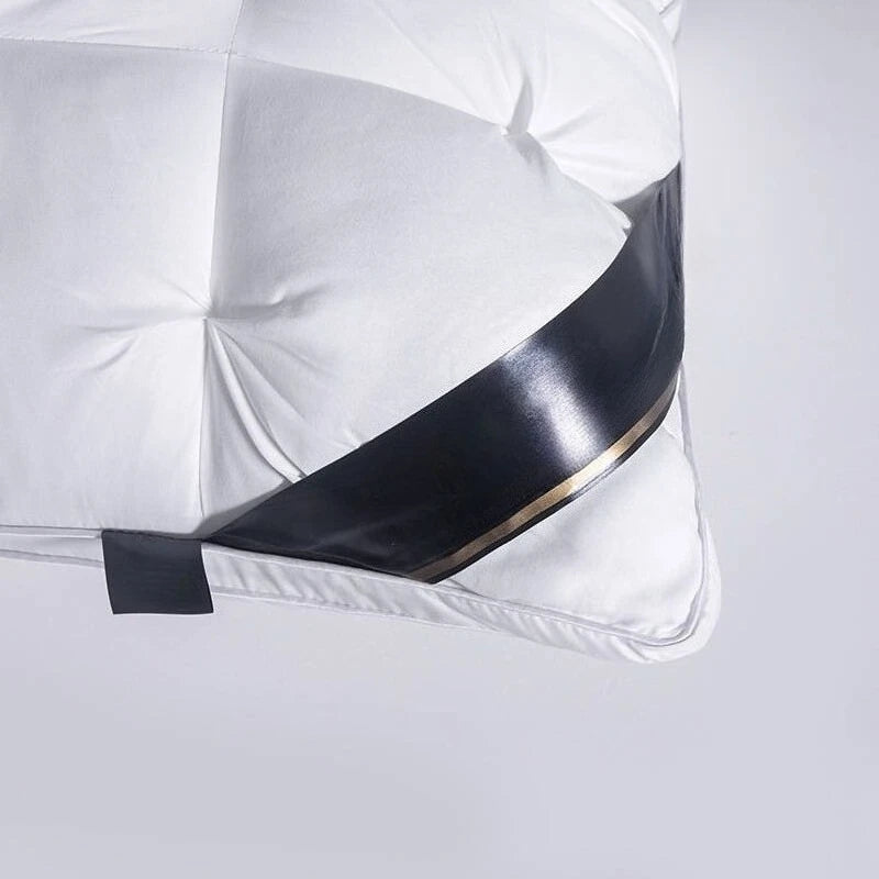 1pc Luxurious Hotel-Grade Neck Support Pillows - Deep Sleep Comfort,Moisture-Absorbing Breathable for Living Room & Bedroom