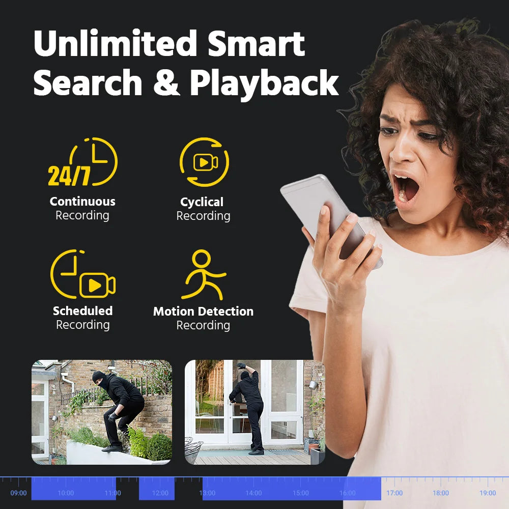 ANNKE 12MP POE Video Surveillance System 8CH NVR With 4/8 PCS 12MP security camera kit IP67 Weatherproof ip camera outdoor