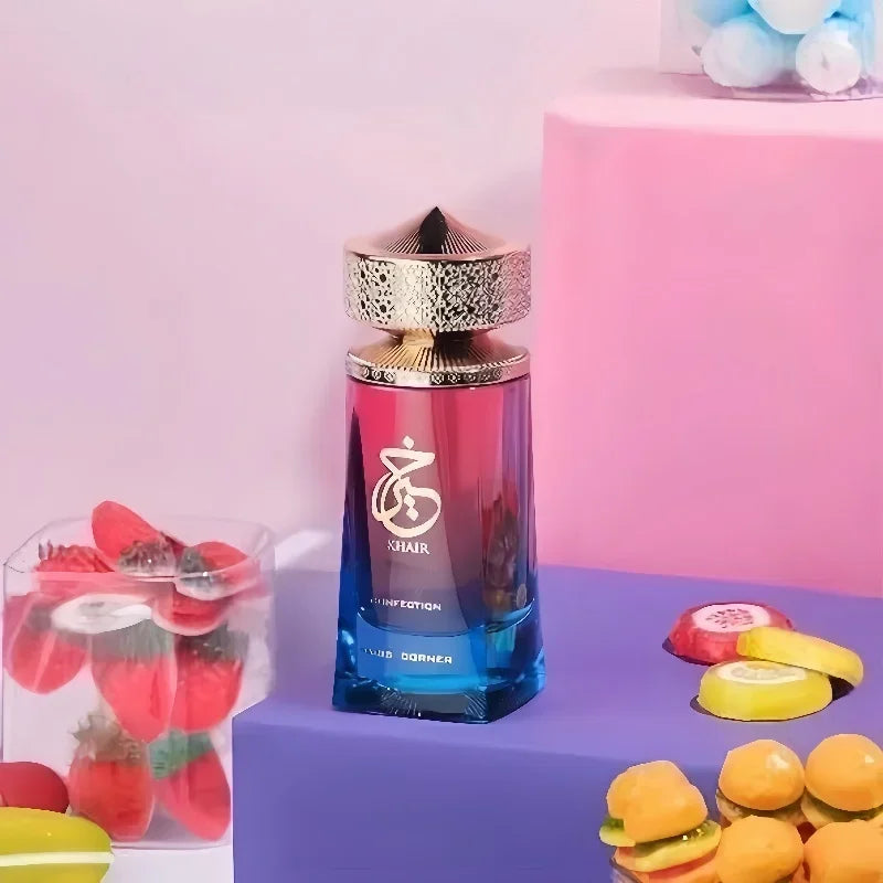 Khair Candy Pistachio Perfume 100ML EDP Original Arabian Paris Horn Perfume for Men and Women Long Lasting Unisex Fragrance