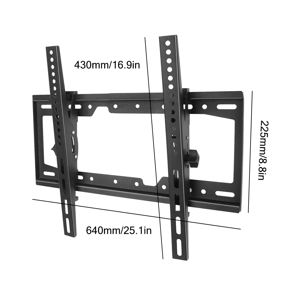 32-65inch TV Wall Mount Bracket Universal TV Mount Monitor Holder Adjustable Low Profile Flat TV Wall Mount for LCD LED Monitor
