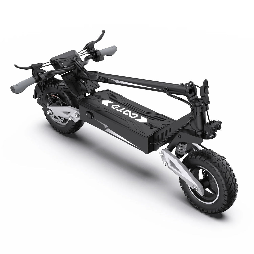 OOTD T10 E-Scooter 900W Peak power 48V13.5Ah LED Display Electric Scooter Adult 11-inch Off-Road Tire Convenient Fold EScooters
