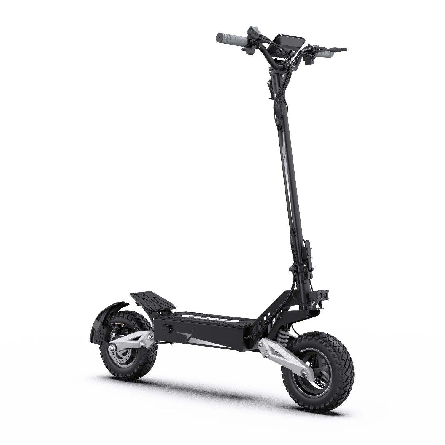 OOTD T10 E-Scooter 900W Peak power 48V13.5Ah LED Display Electric Scooter Adult 11-inch Off-Road Tire Convenient Fold EScooters