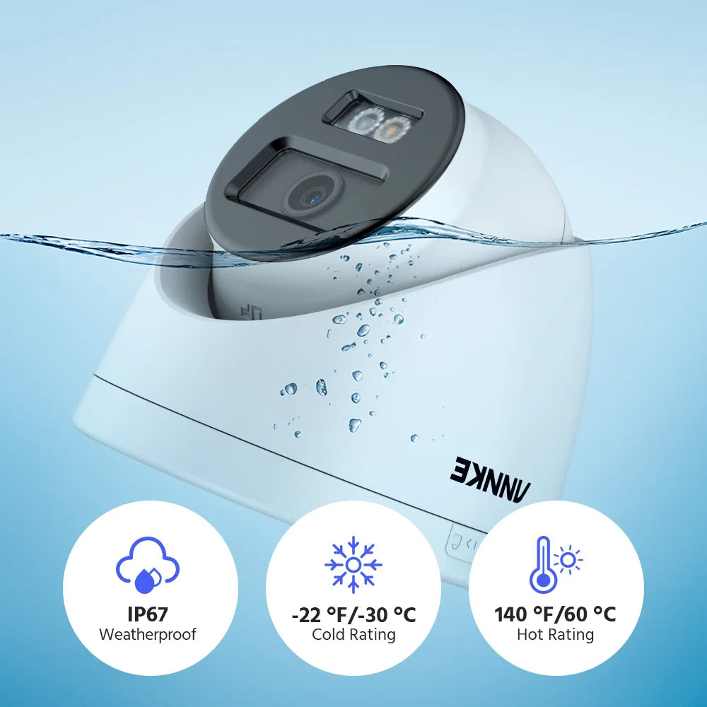 ANNKE 12MP POE Video Surveillance System 8CH NVR With 4/8 PCS 12MP security camera kit IP67 Weatherproof ip camera outdoor