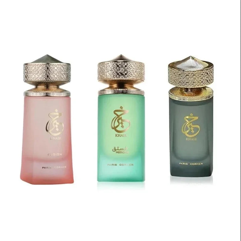 Khair Candy Pistachio Perfume 100ML EDP Original Arabian Paris Horn Perfume for Men and Women Long Lasting Unisex Fragrance