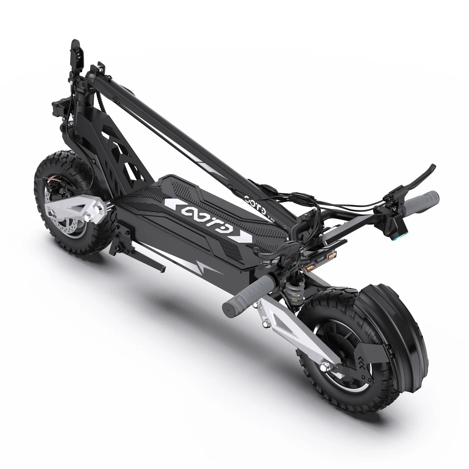 OOTD T10 E-Scooter 900W Peak power 48V13.5Ah LED Display Electric Scooter Adult 11-inch Off-Road Tire Convenient Fold EScooters