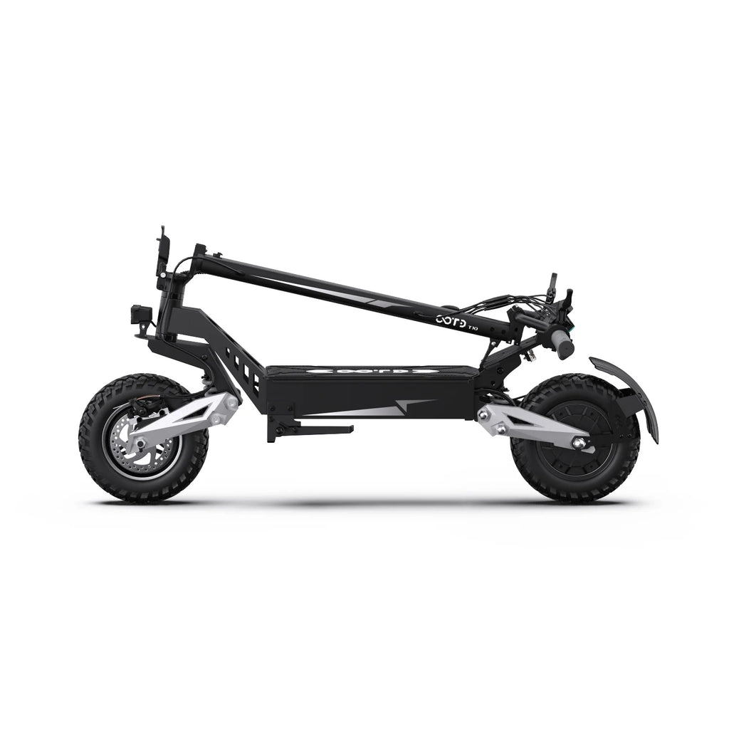 OOTD T10 E-Scooter 900W Peak power 48V13.5Ah LED Display Electric Scooter Adult 11-inch Off-Road Tire Convenient Fold EScooters