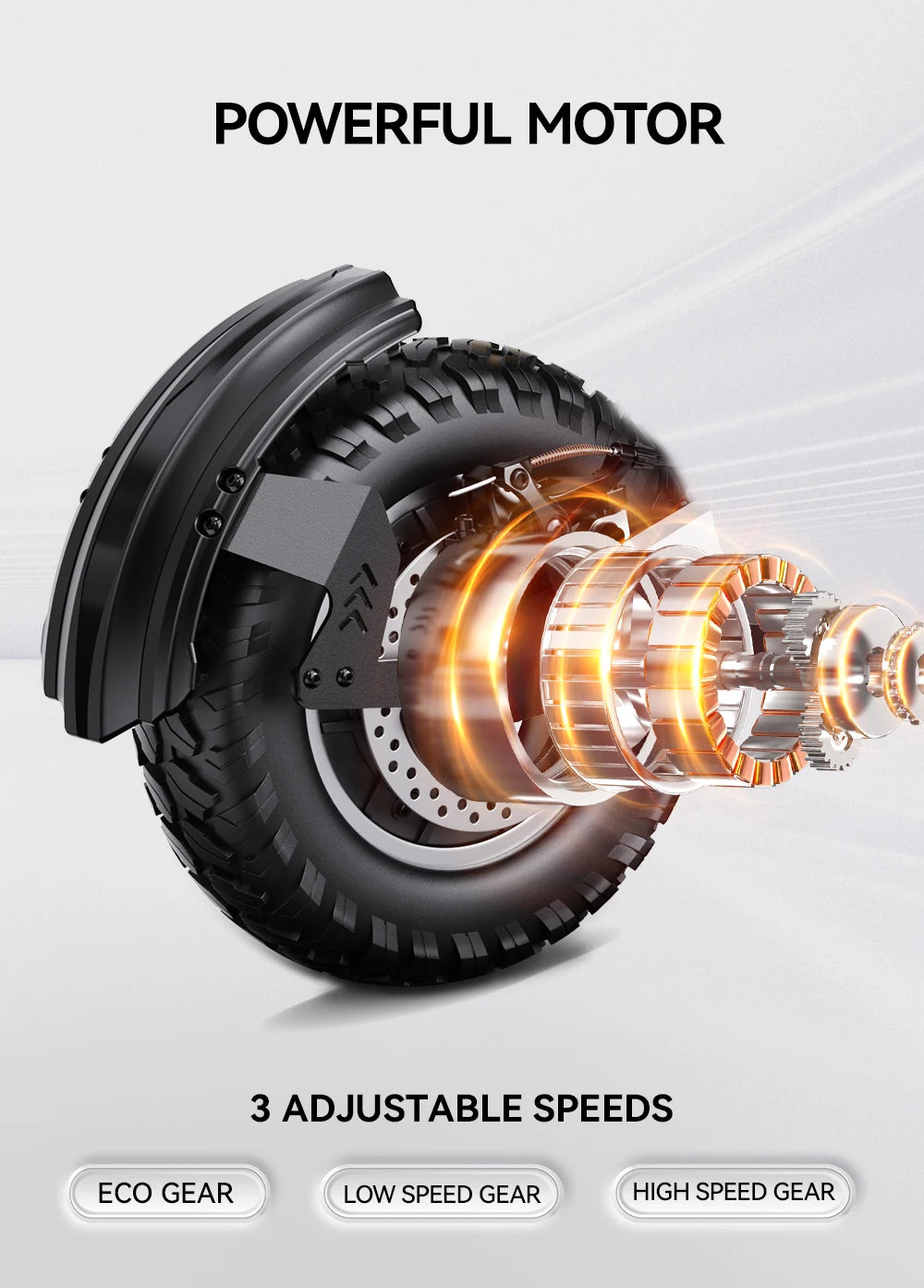 OOTD T10 E-Scooter 900W Peak power 48V13.5Ah LED Display Electric Scooter Adult 11-inch Off-Road Tire Convenient Fold EScooters