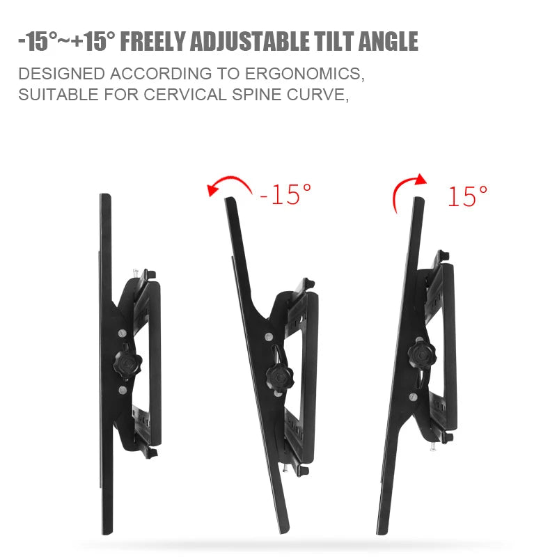 32-65inch TV Wall Mount Bracket Universal TV Mount Monitor Holder Adjustable Low Profile Flat TV Wall Mount for LCD LED Monitor